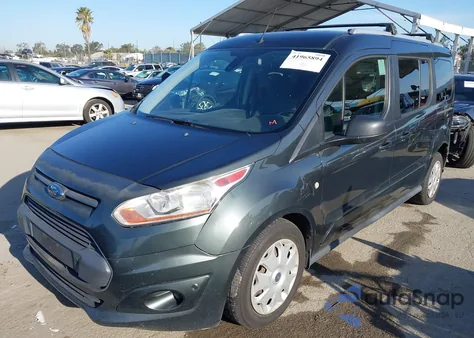 2017 Ford Transit Connect Xlt z USA, uszkodzony, nr VIN NM0GE9F74H1332342